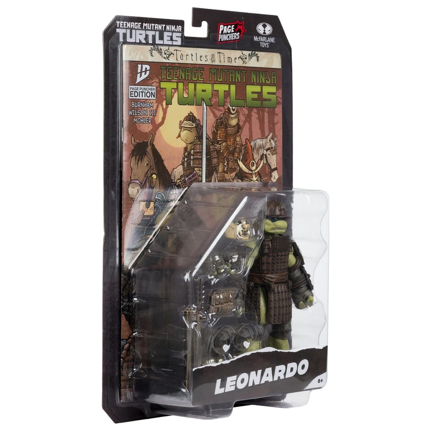 Teenage Mutant Ninja Turtles Page Punchers akčná figúrka Leonardo (Turtles in Time) 13 cm produktová fotografia