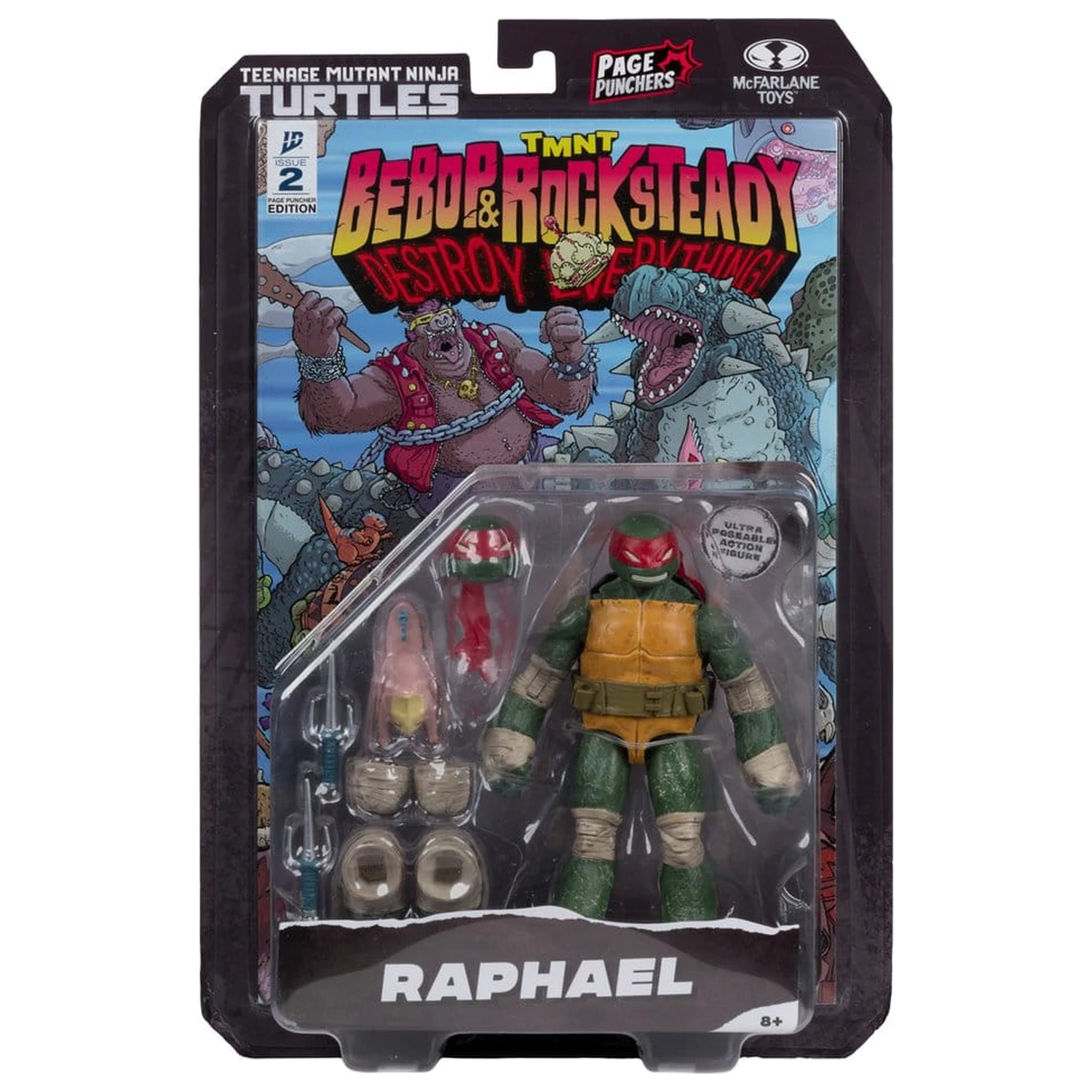 Teenage Mutant Ninja Turtles Page Punchers akčná figúrka Raphael 13 cm produktová fotografia