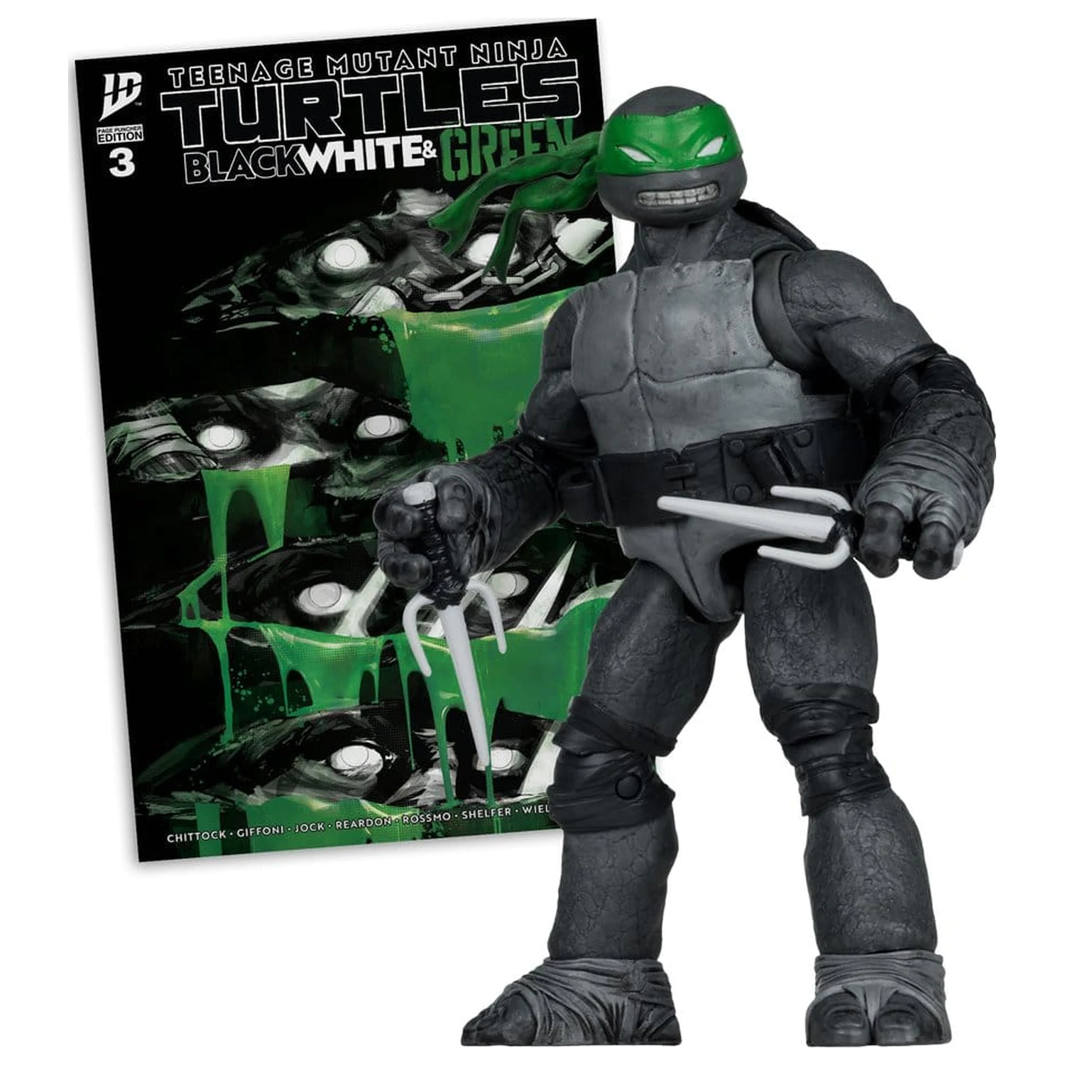 Teenage Mutant Ninja Turtles Page Punchers Akčná figúrka (Black White & Green) (Red Platinum Edition) 13 cm produktová fotografia