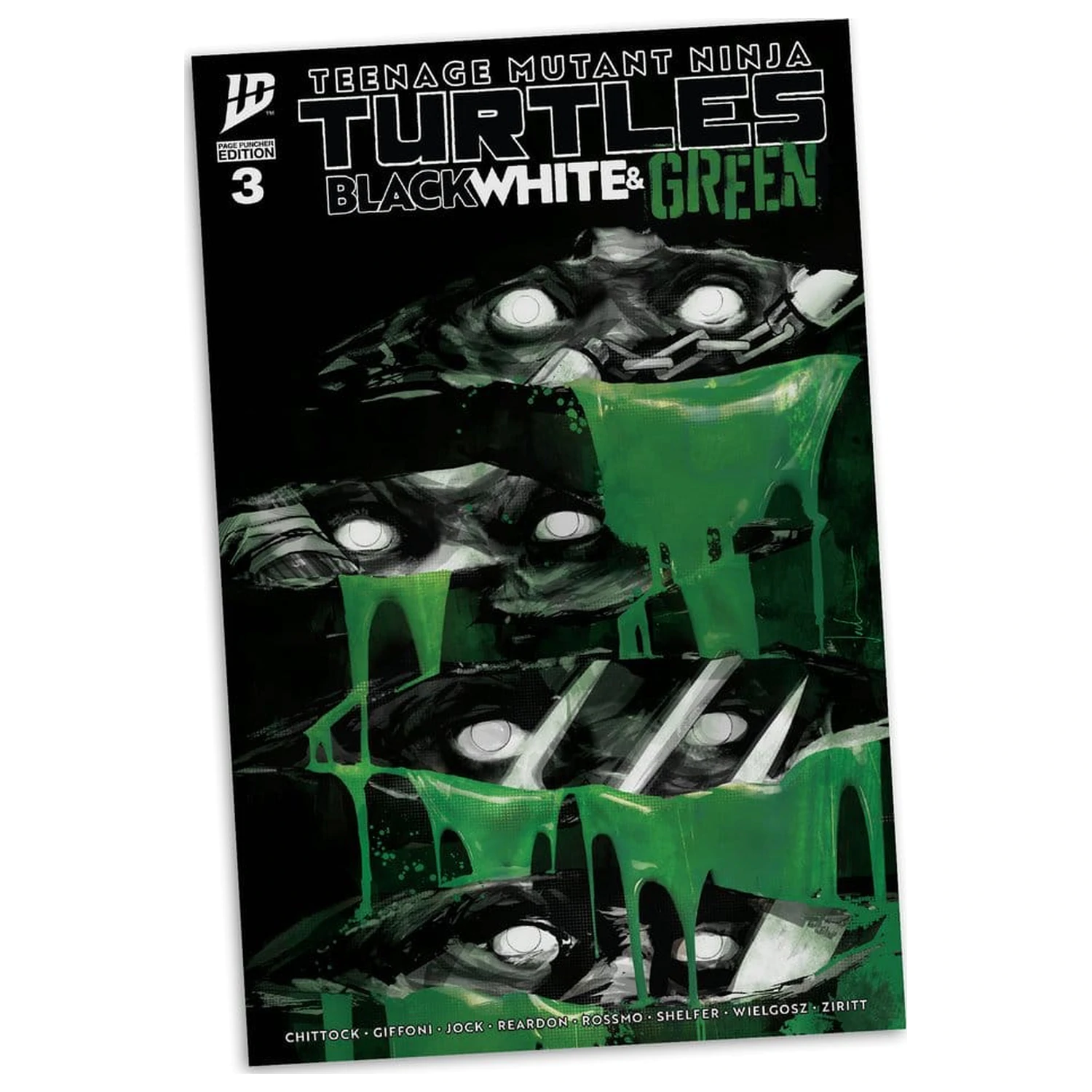 Teenage Mutant Ninja Turtles Page Punchers Akčná figúrka (Black White & Green) (Red Platinum Edition) 13 cm produktová fotografia