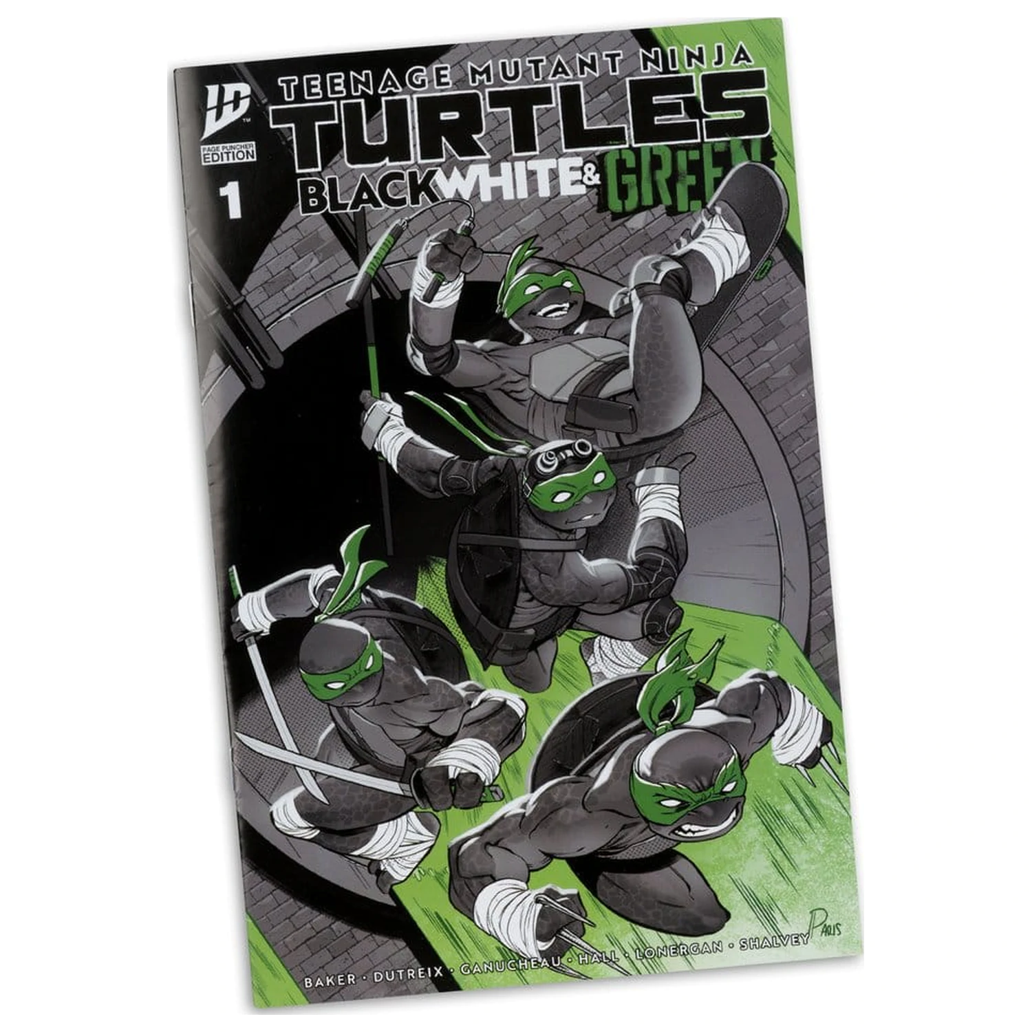 Teenage Mutant Ninja Turtles Page Punchers Akčná figúrka Donatello (Black White & Green ) (Red Platinum Edition) 13 cm produktová fotografia