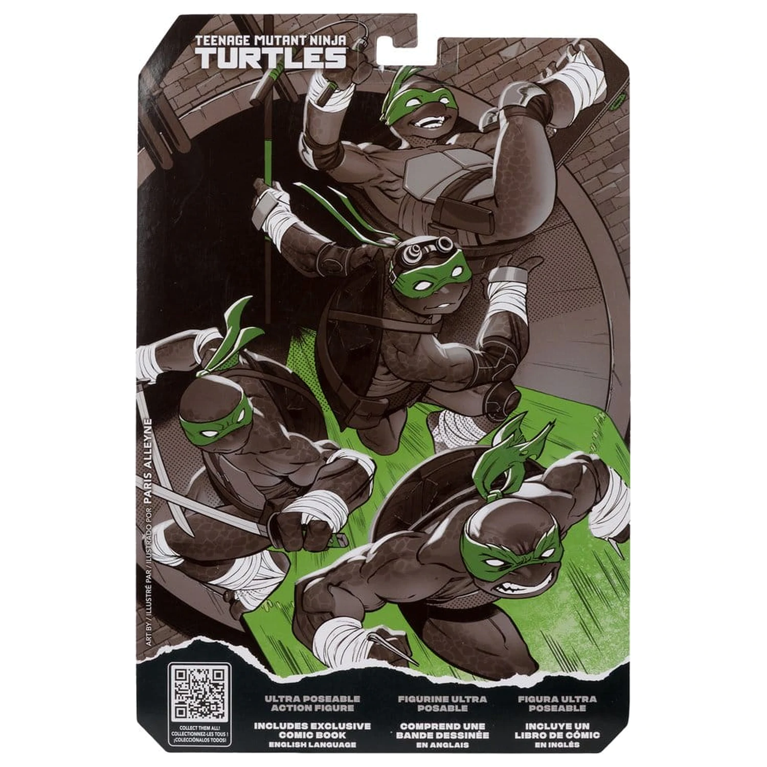 Teenage Mutant Ninja Turtles Page Punchers Akčná figúrka Donatello (Black White & Green ) (Red Platinum Edition) 13 cm produktová fotografia