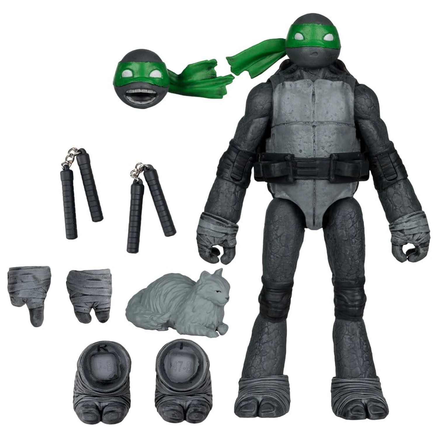 Teenage Mutant Ninja Turtles Page Punchers akčná figúrka Michelangelo (Black White & Green) (Red Platinum Edition) 13 cm produktová fotografia