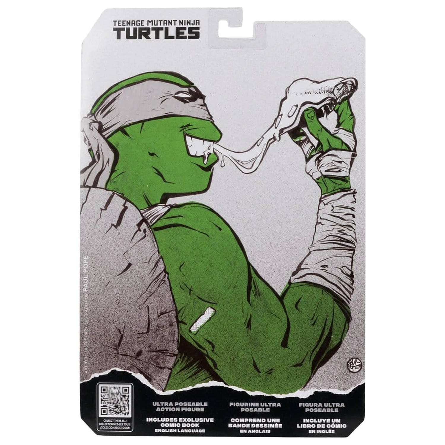 Teenage Mutant Ninja Turtles Page Punchers akčná figúrka Michelangelo (Black White & Green) (Red Platinum Edition) 13 cm produktová fotografia