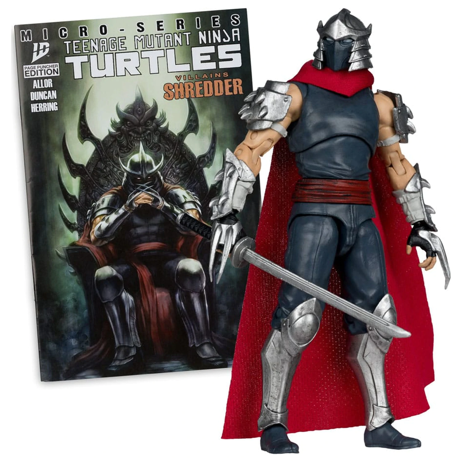 Teenage Mutant Ninja Turtles Page Punchers akčná figúrka Shredder 14 cm produktová fotografia
