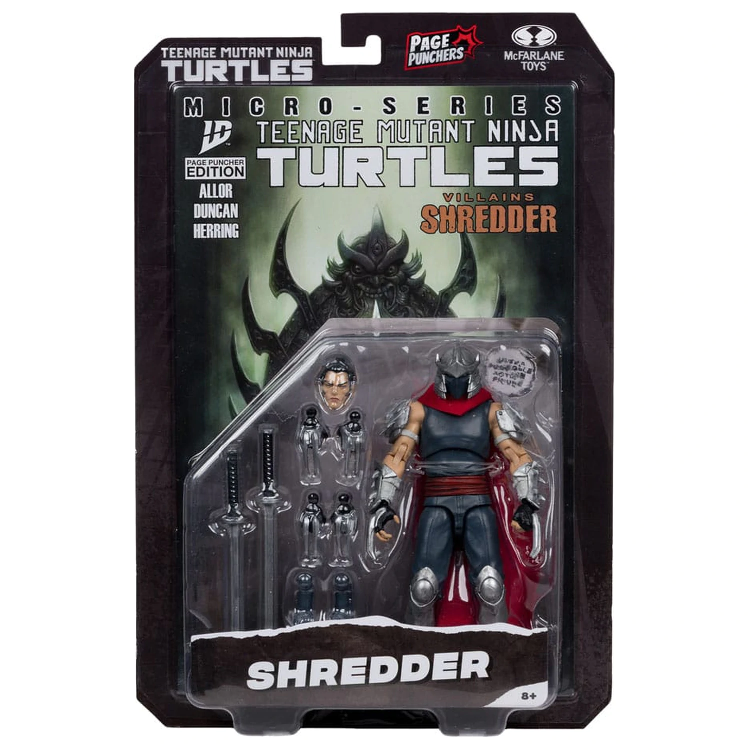 Teenage Mutant Ninja Turtles Page Punchers akčná figúrka Shredder 14 cm produktová fotografia