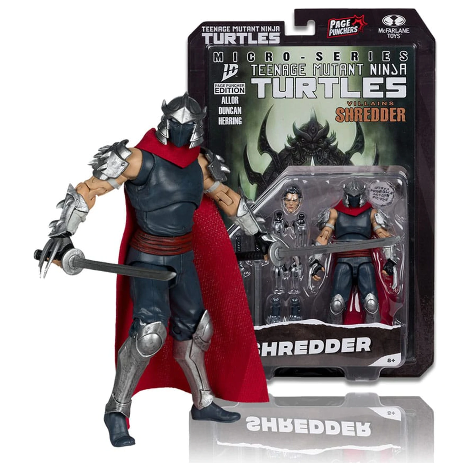 Teenage Mutant Ninja Turtles Page Punchers akčná figúrka Shredder 14 cm produktová fotografia