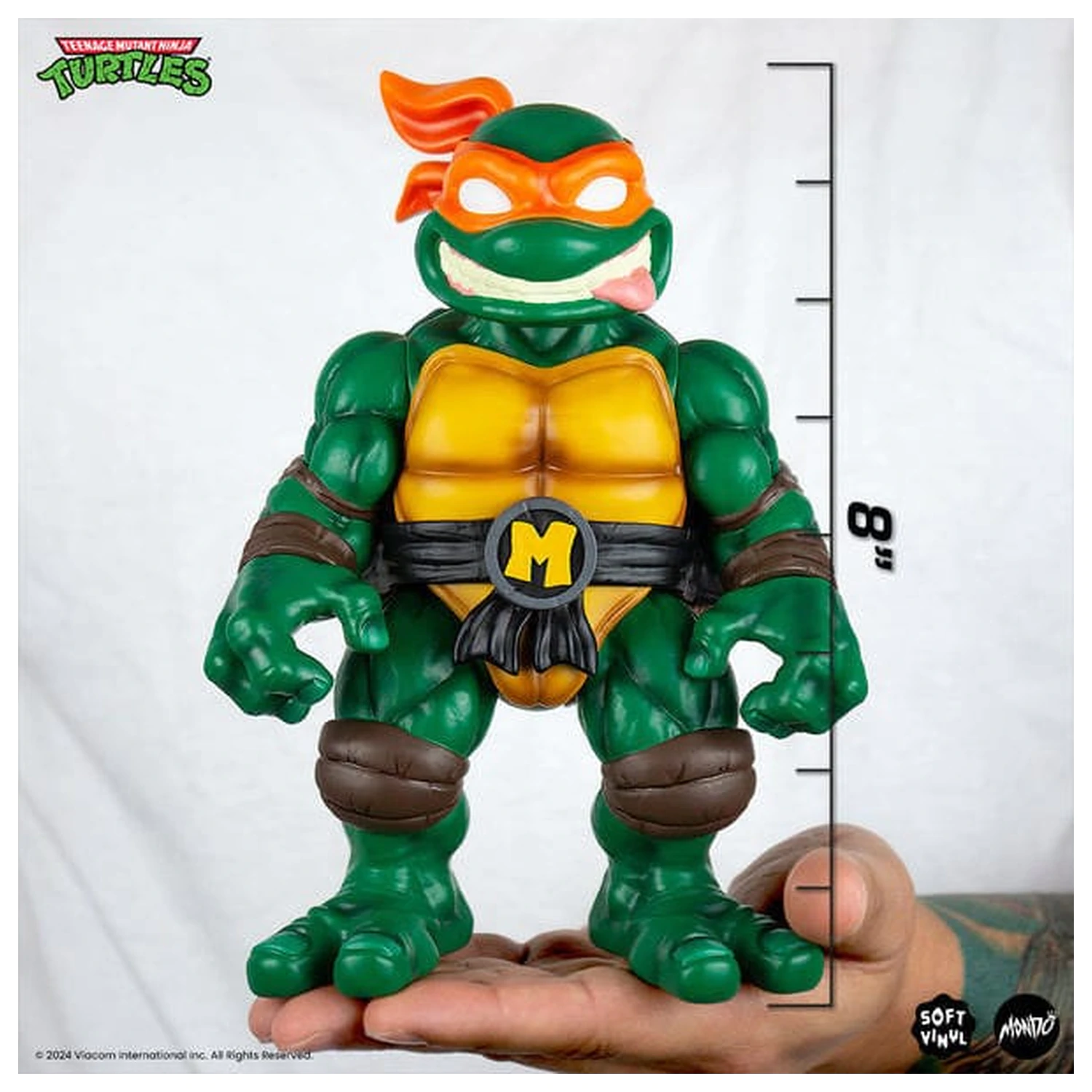 Teenage Mutant Ninja Turtles Mäkká Vinylová figúrka Michelangelo 20 cm produktová fotografia