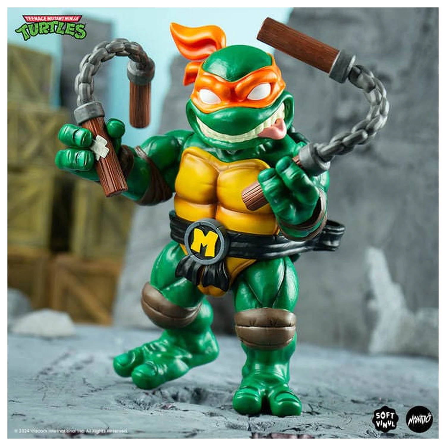 Teenage Mutant Ninja Turtles Mäkká Vinylová figúrka Michelangelo 20 cm produktová fotografia