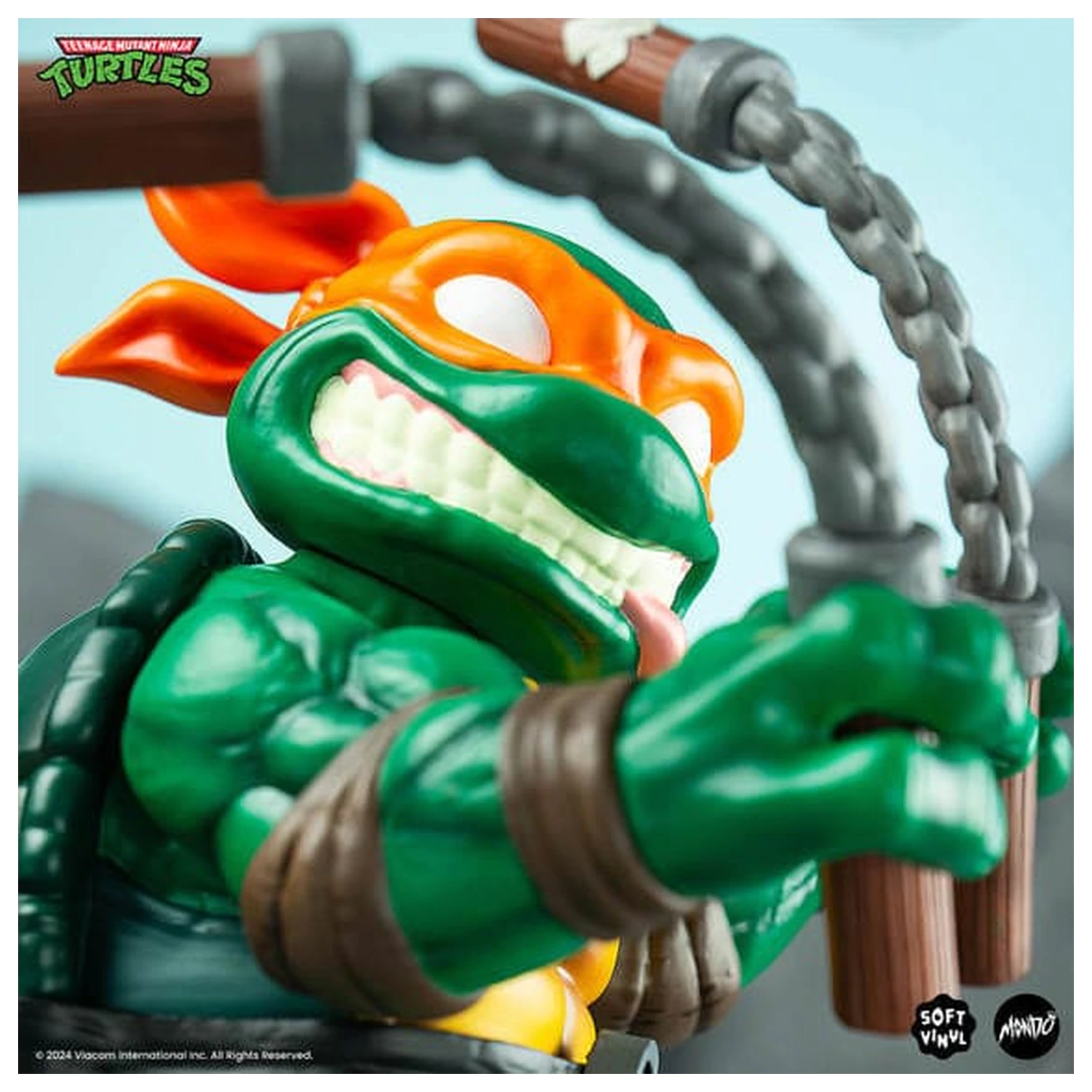 Teenage Mutant Ninja Turtles Mäkká Vinylová figúrka Michelangelo 20 cm produktová fotografia