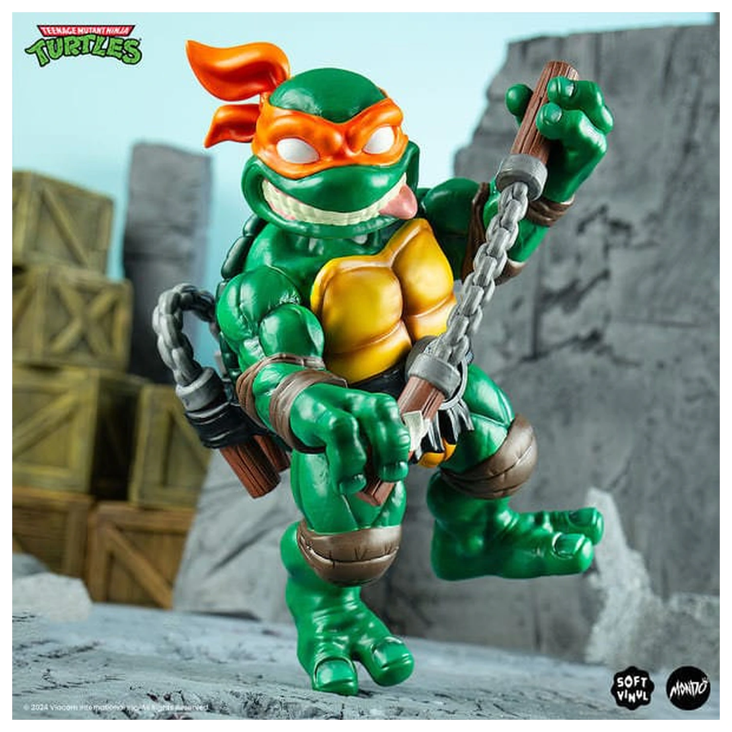 Teenage Mutant Ninja Turtles Mäkká Vinylová figúrka Michelangelo 20 cm produktová fotografia