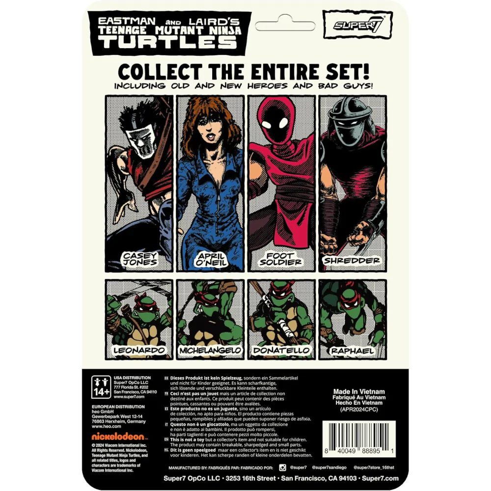 Teenage Mutant Ninja Turtles ReAction Akčná Figúrka Wave 11 Shredder (Comic Color) 10 cm produktová fotografia