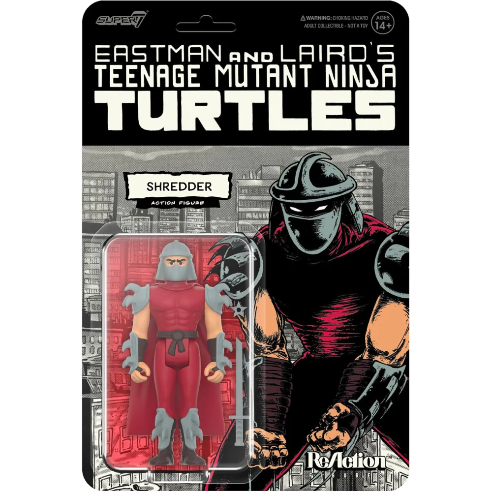 Teenage Mutant Ninja Turtles ReAction Akčná Figúrka Wave 11 Shredder (Comic Color) 10 cm produktová fotografia