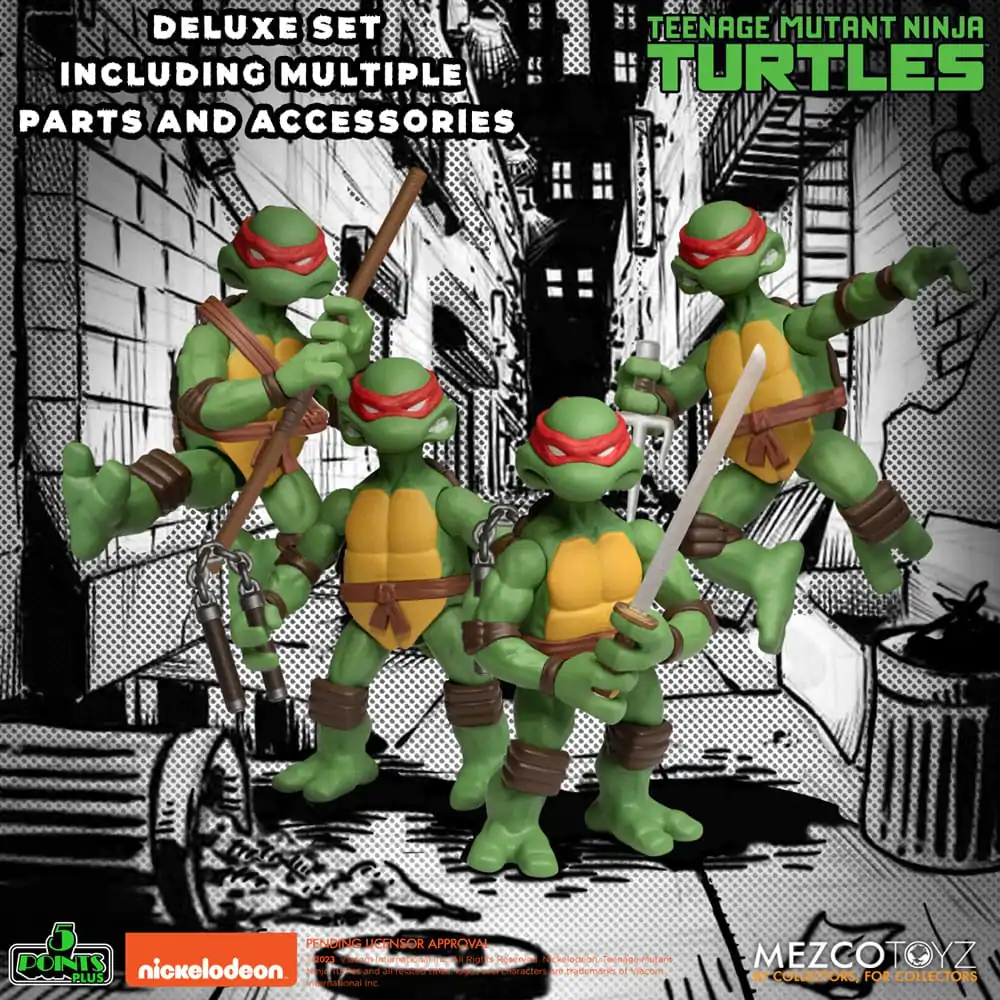 Teenage Mutant Ninja Turtles Akčné figúrky Teenage Mutant Ninja Turtles Deluxe sada 8 cm termékfotó