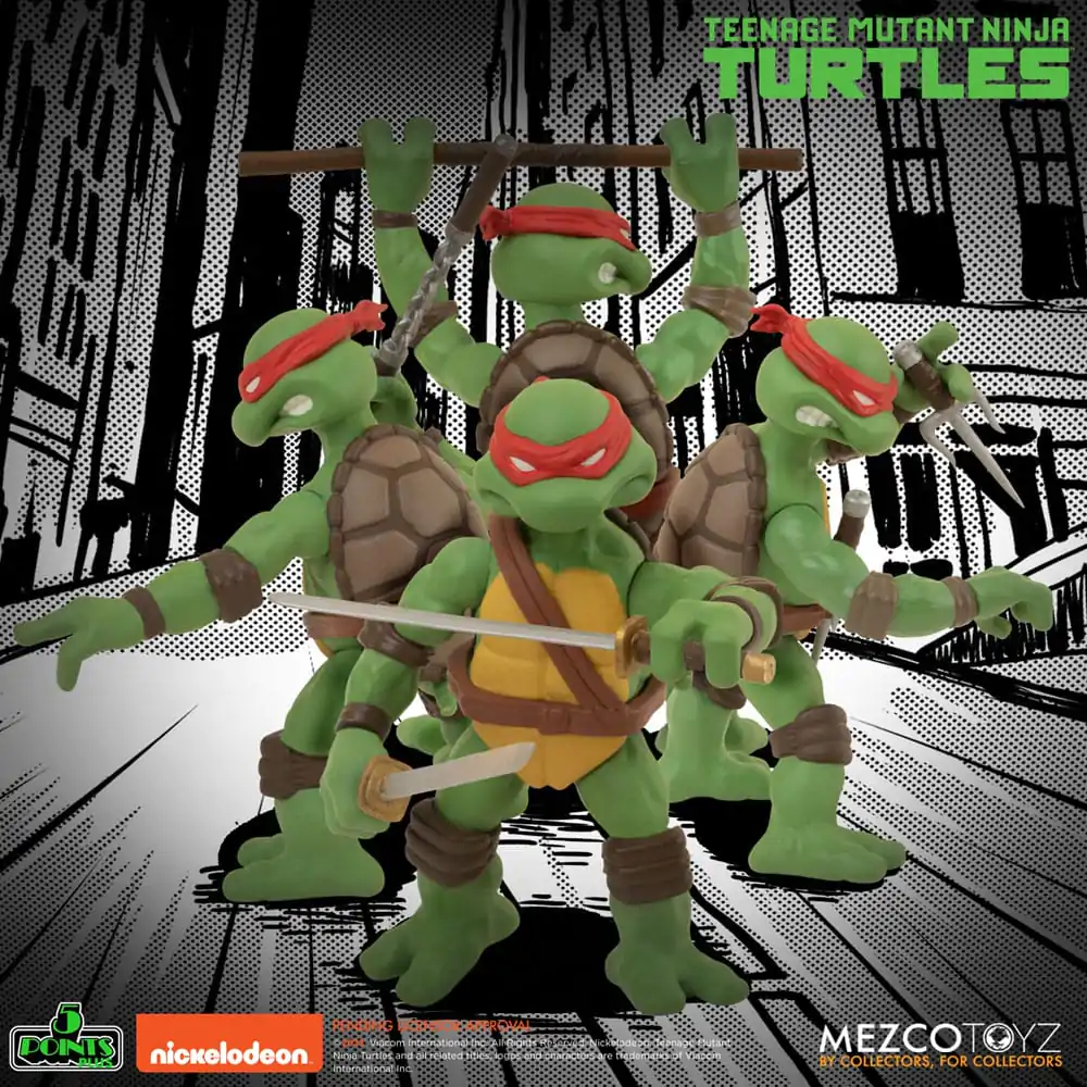 Teenage Mutant Ninja Turtles Akčné figúrky Teenage Mutant Ninja Turtles Deluxe sada 8 cm termékfotó