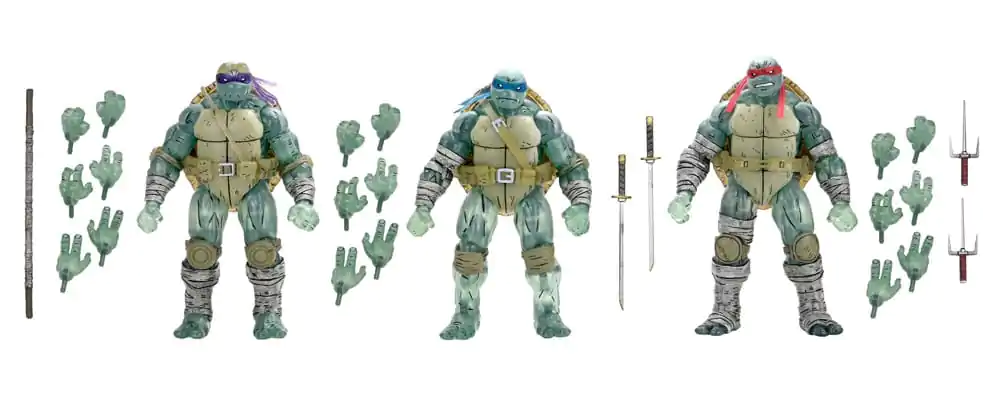 Teenage Mutant Ninja Turtles (The Last Ronin) Akčná Figúrka 3-Pack Ghost Brothers 18 cm produktová fotografia