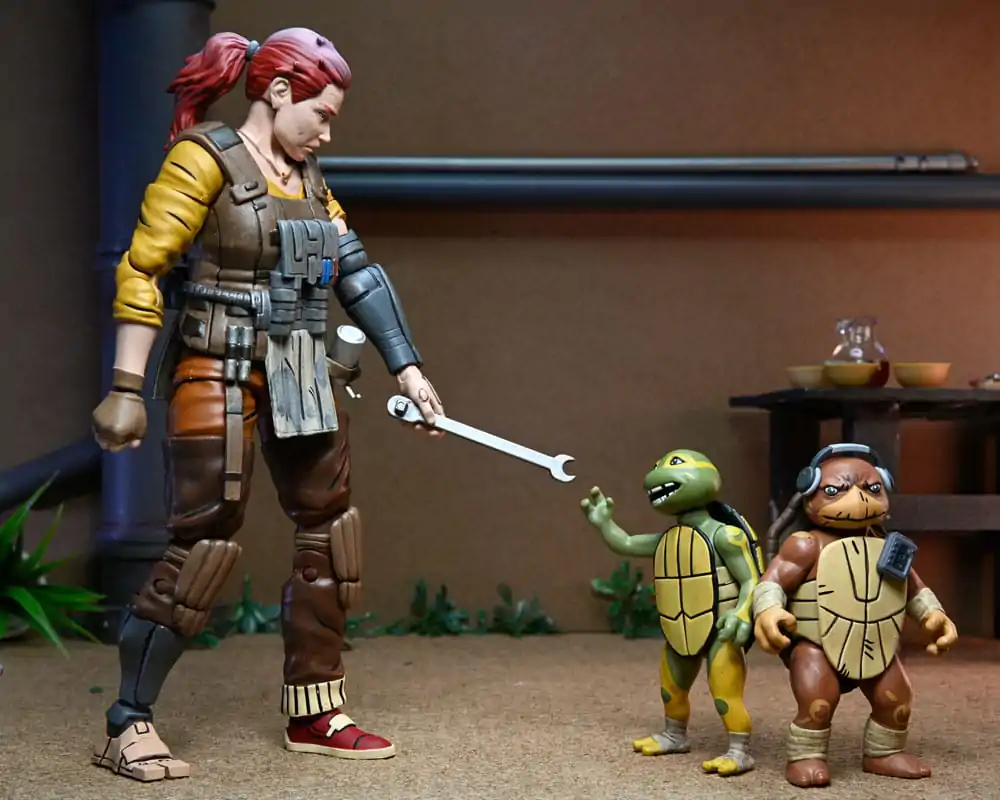 Teenage Mutant Ninja Turtles (The Last Ronin The Lost Years) Akčná figúrka Grammy April s Baby Yi & Moja 18 cm produktová fotografia