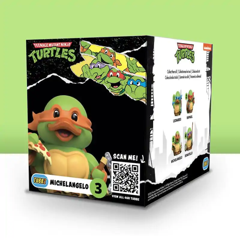 Teenage Mutant Ninja Turtles Tubbz PVC figúrka Michelangelo Boxed Edition 10 cm produktová fotografia
