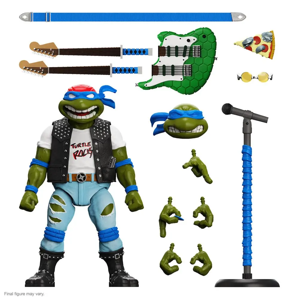 Teenage Mutant Ninja Turtles Ultimates Action Figúrka Classic Rocker Leo 18 cm termékfotó