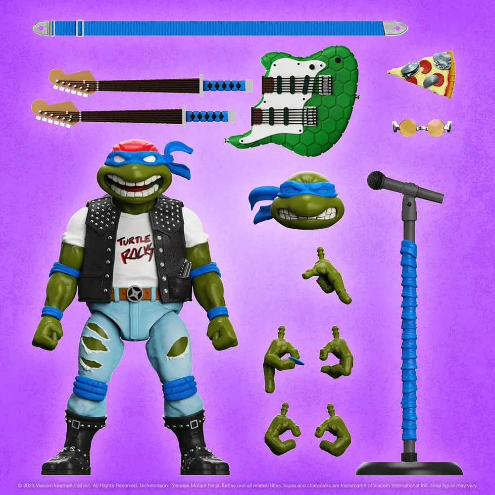 Teenage Mutant Ninja Turtles Ultimates Action Figúrka Classic Rocker Leo 18 cm termékfotó