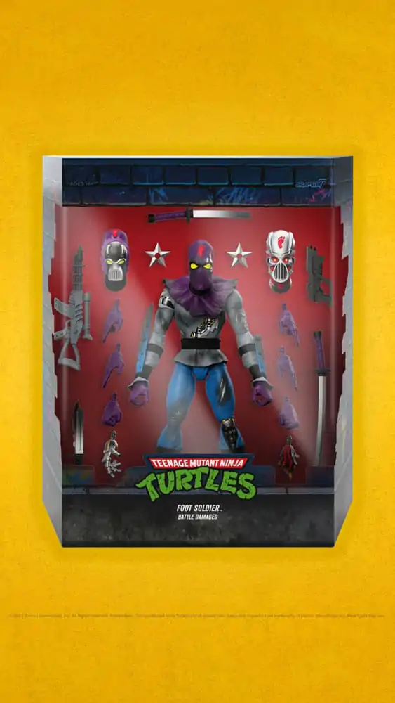 Teenage Mutant Ninja Turtles Ultimates Action Figure Foot Soldier (Battle Damaged) 18 cm termékfotó