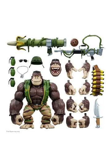 Teenage Mutant Ninja Turtles Ultimates Action Figurka Gorilla gerilla 20 cm termékfotó