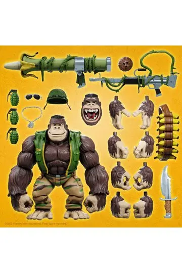 Teenage Mutant Ninja Turtles Ultimates Action Figurka Gorilla gerilla 20 cm termékfotó