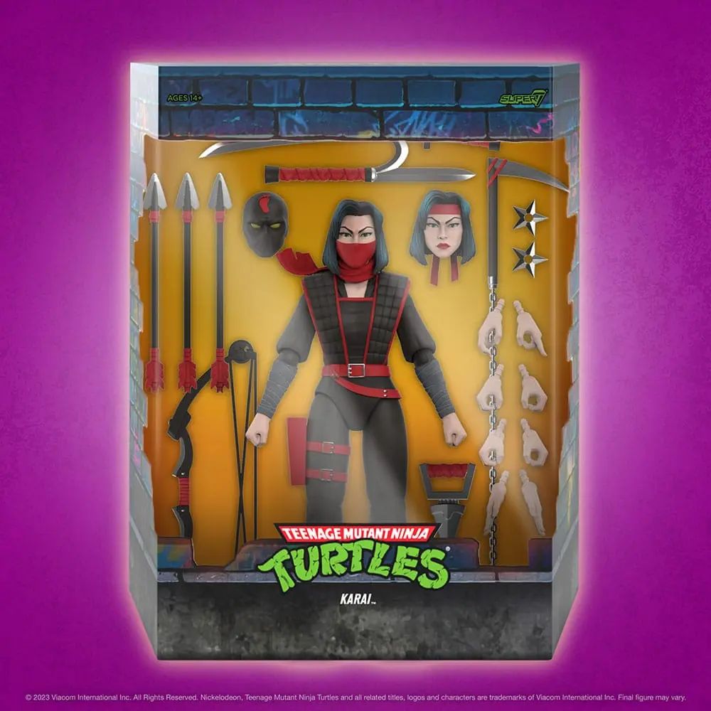 Teenage Mutant Ninja Turtles Ultimates Action Figure Karai 18 cm termékfotó