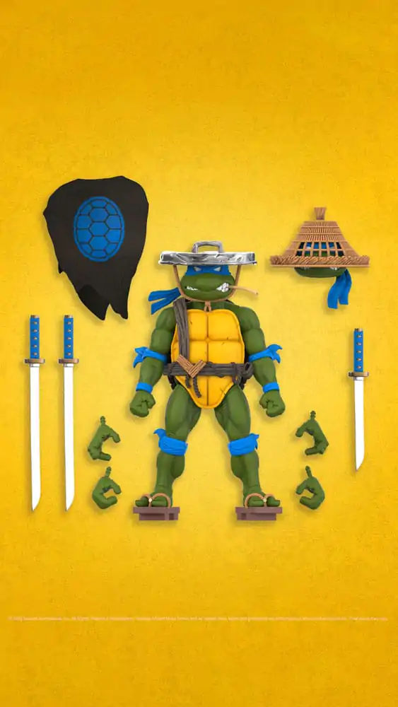 Teenage Mutant Ninja Turtles Ultimates Akčná figúrka Ninja Nomad Leonardo 18 cm termékfotó