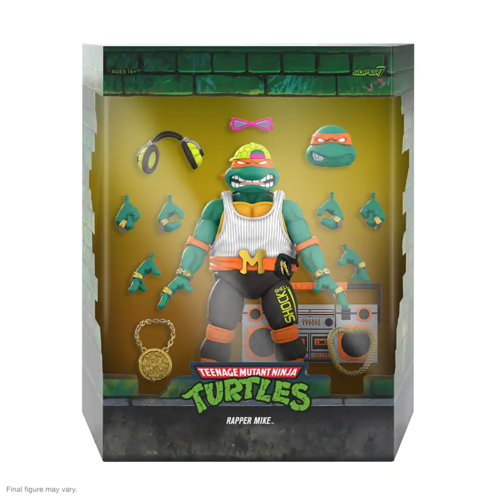 Teenage Mutant Ninja Turtles Ultimates Action Figure Rappin' Mike 18 cm termékfotó