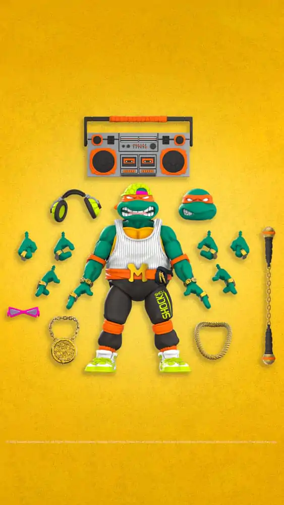 Teenage Mutant Ninja Turtles Ultimates Action Figure Rappin' Mike 18 cm termékfotó