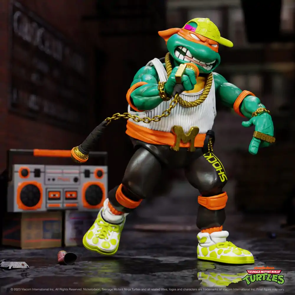 Teenage Mutant Ninja Turtles Ultimates Action Figure Rappin' Mike 18 cm termékfotó