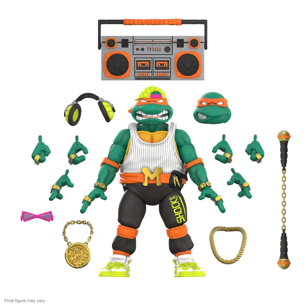 Teenage Mutant Ninja Turtles Ultimates Action Figure Rappin' Mike 18 cm termékfotó