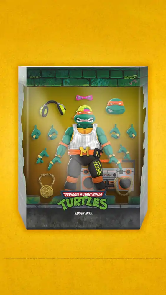 Teenage Mutant Ninja Turtles Ultimates Action Figure Rappin' Mike 18 cm termékfotó