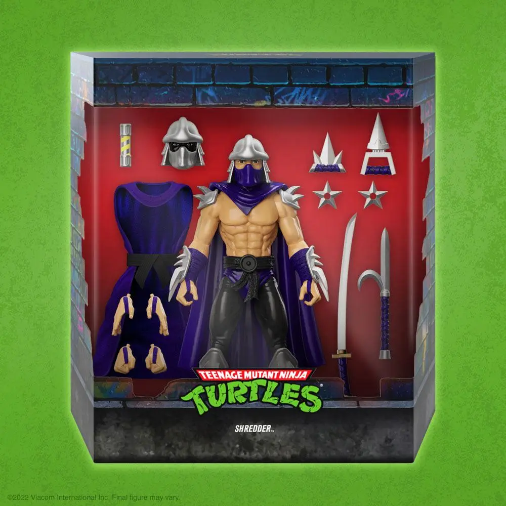 Teenage Mutant Ninja Turtles Ultimates Akčná figúrka Shredder (Strieborný pancier) 18 cm termékfotó