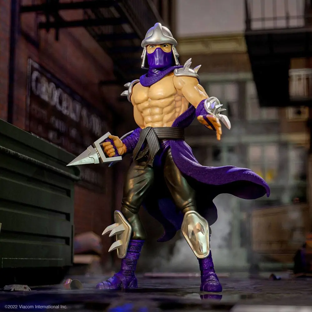 Teenage Mutant Ninja Turtles Ultimates Akčná figúrka Shredder (Strieborný pancier) 18 cm termékfotó