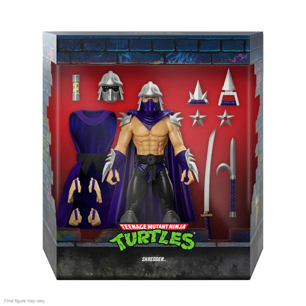 Teenage Mutant Ninja Turtles Ultimates Akčná figúrka Shredder (Strieborný pancier) 18 cm termékfotó