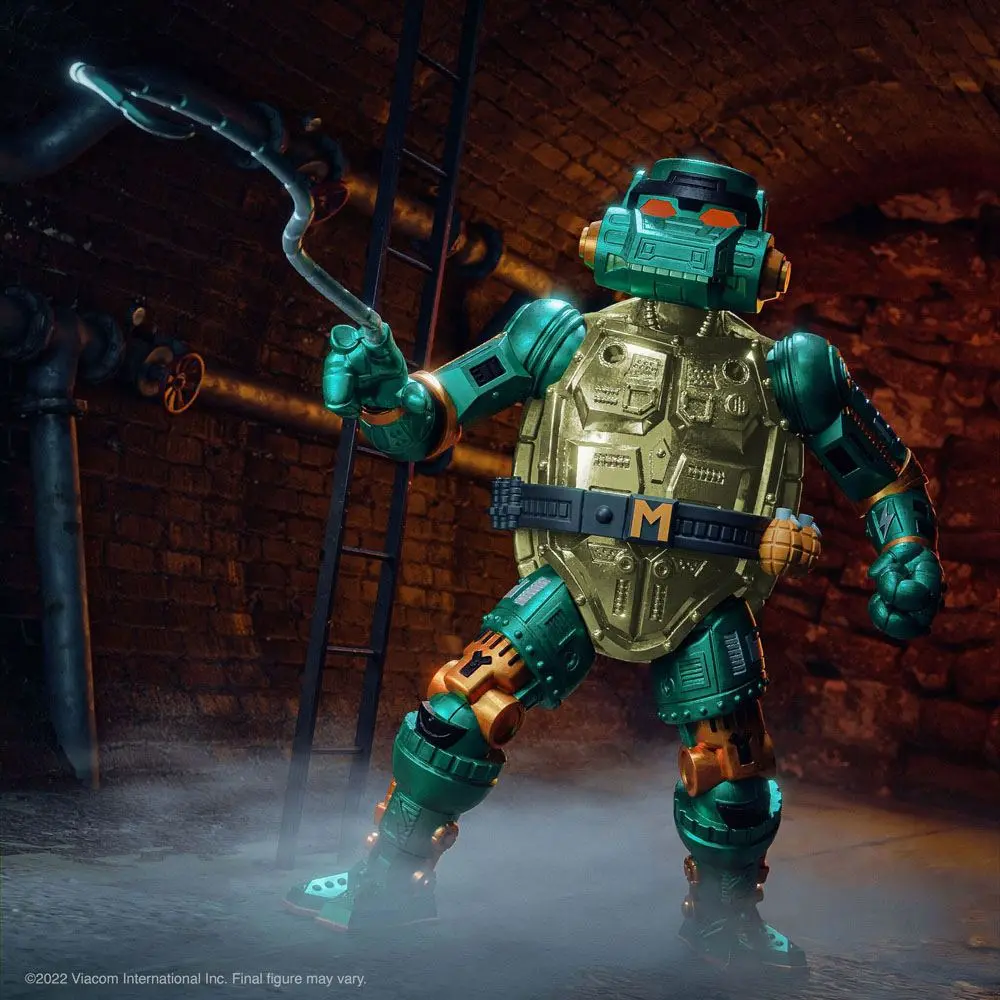 Teenage Mutant Ninja Turtles Ultimates Action Figure Warriror Metalhead Michelangelo 18 cm termékfotó