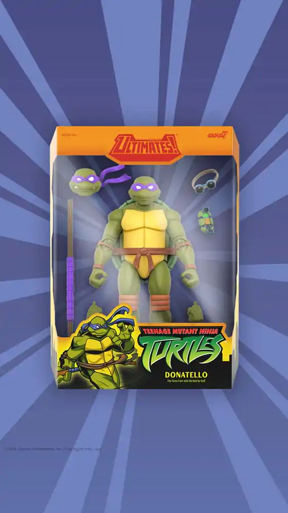 Teenage Mutant Ninja Turtles Ultimates Akčná figúrka Vlna 12 Donatello 18 cm termékfotó