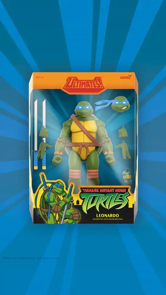 Teenage Mutant Ninja Turtles Ultimates Action Figure Wave 12 Leonardo 18 cm termékfotó