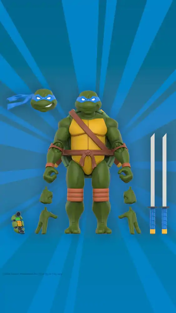 Teenage Mutant Ninja Turtles Ultimates Action Figure Wave 12 Leonardo 18 cm termékfotó