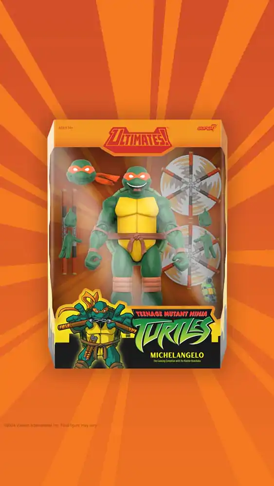 Teenage Mutant Ninja Turtles Ultimates Action Figure Vlna 12 Michelangelo 18 cm termékfotó