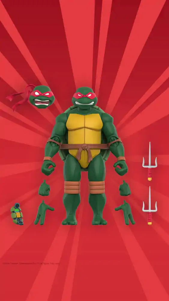 Teenage Mutant Ninja Turtles Ultimates akčná figúrka 12. vlna Raphael 18 cm termékfotó