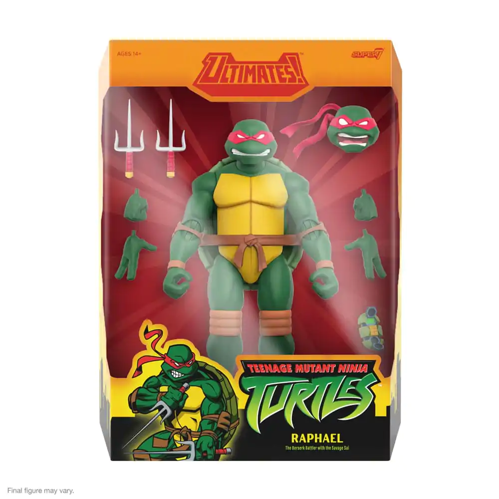 Teenage Mutant Ninja Turtles Ultimates akčná figúrka 12. vlna Raphael 18 cm termékfotó