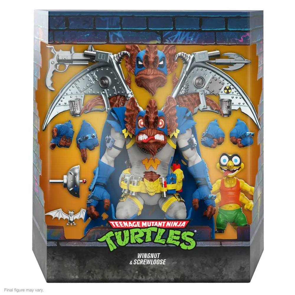 Teenage Mutant Ninja Turtles Ultimates akčná figúrka Wingnut & Screwloose 18 cm termékfotó