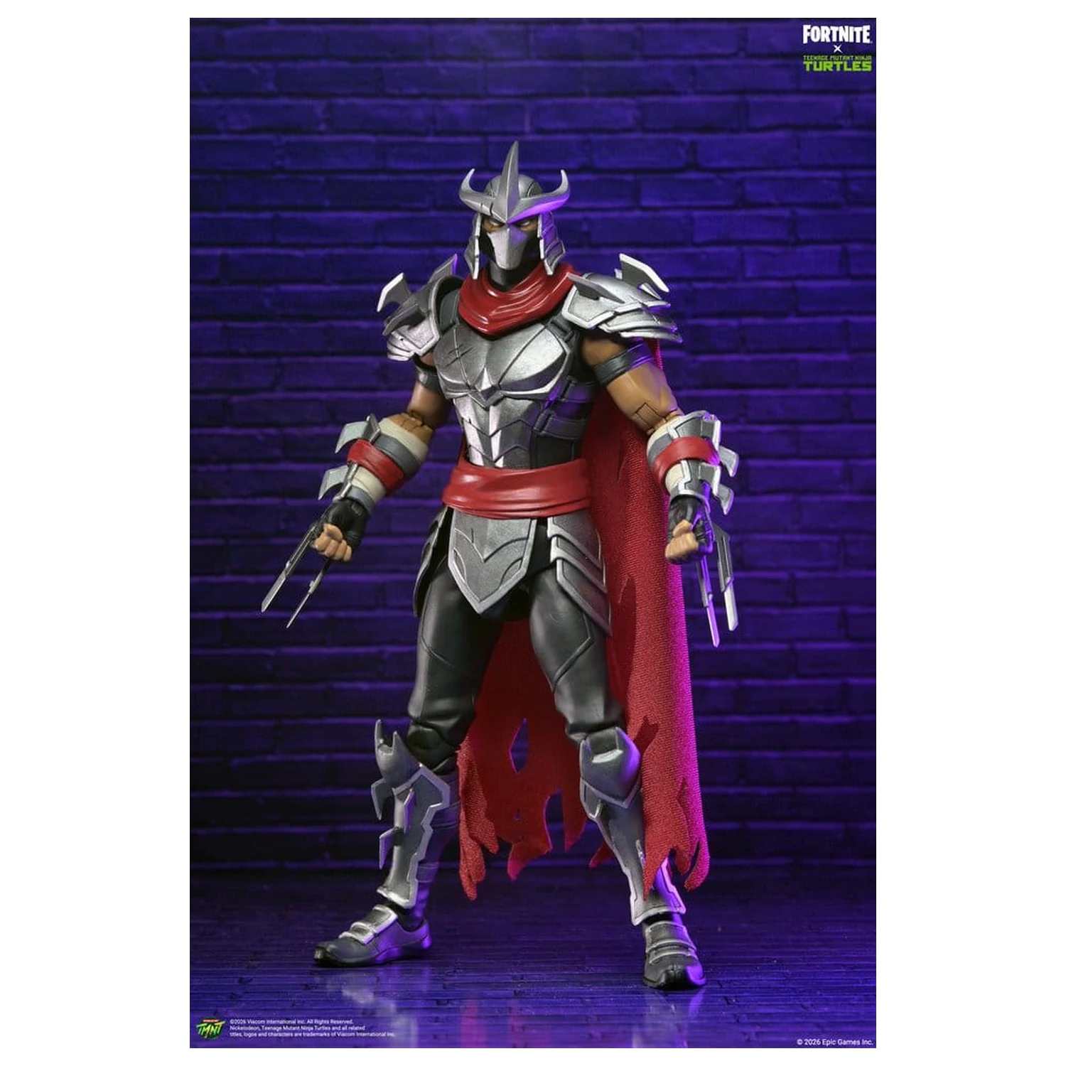 Teenage Mutant Ninja Turtles x Fortnite akčná figúrka Shredder 18 cm produktová fotografia
