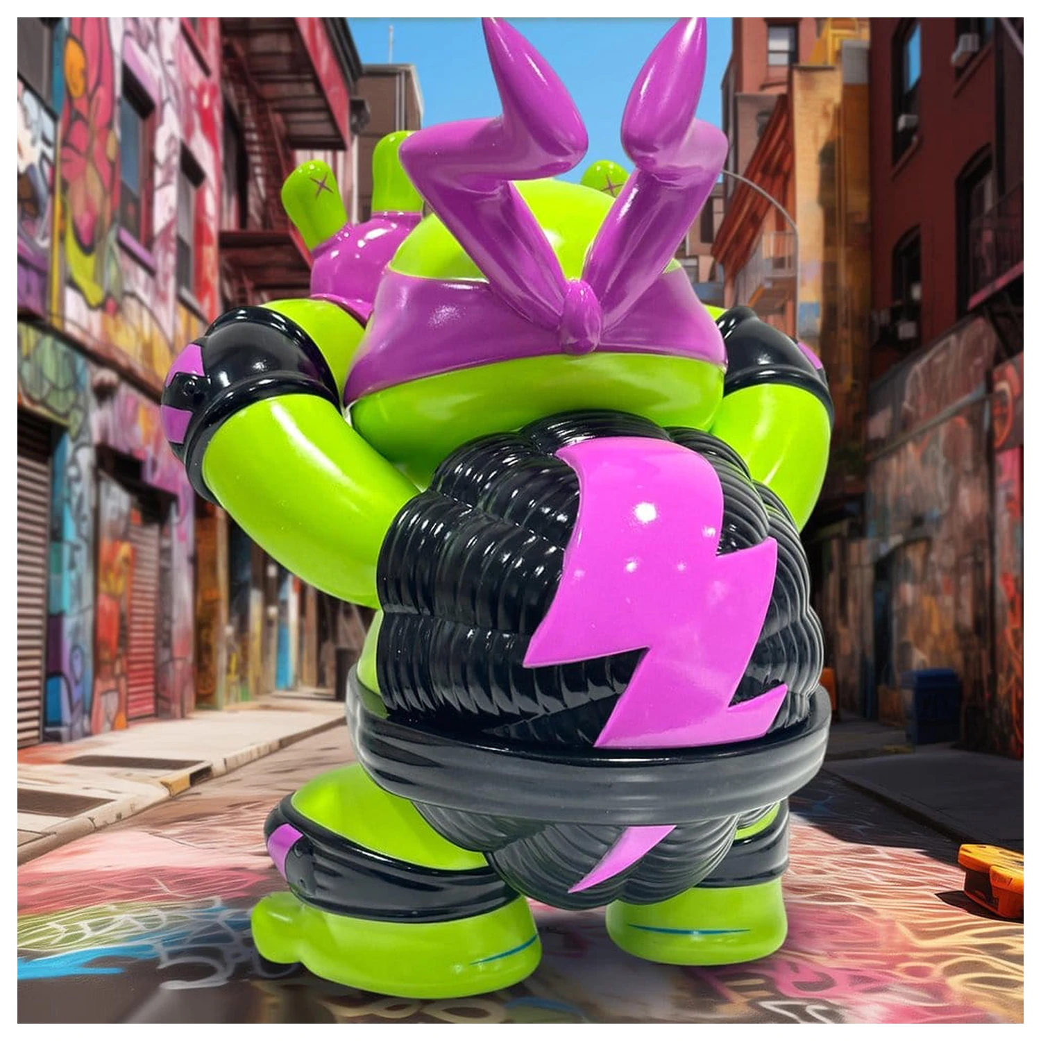 Teenage Mutant Ninja Turtles x Grape Brain vinylová figúrka Donatello 24 cm produktová fotografia