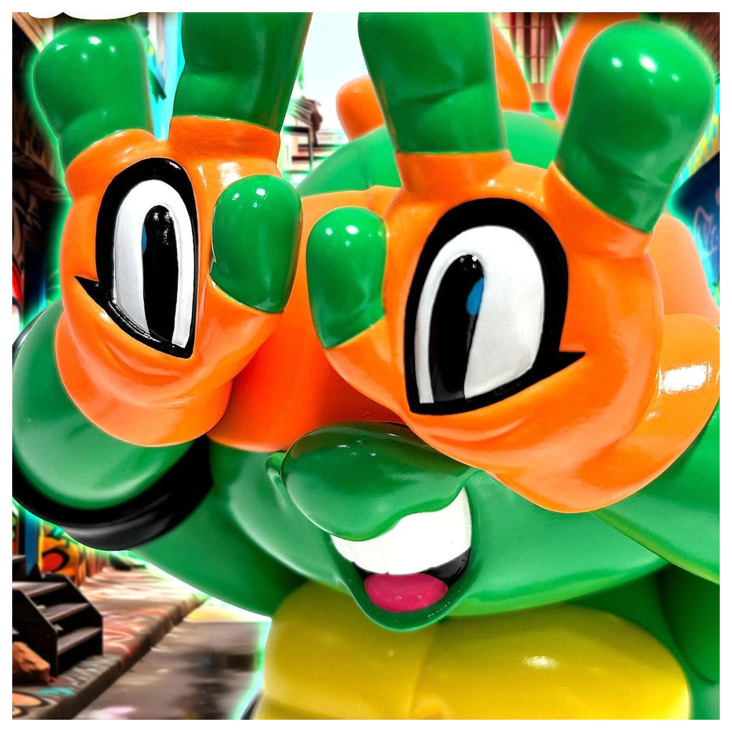 Teenage Mutant Ninja Turtles x Grape Brain vinylová figúrka Michelangelo 24 cm produktová fotografia