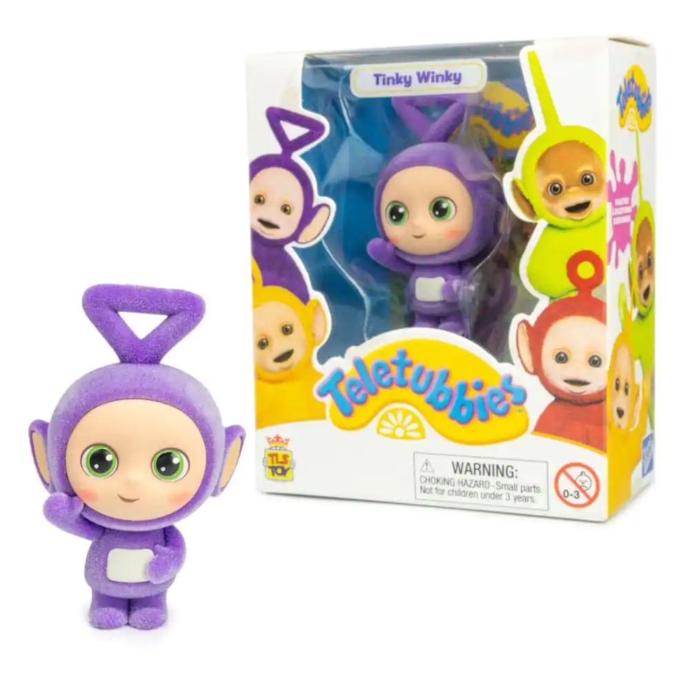 Teletubbies Cheebee Mini figúrka Tinky Winky Flocked 6 cm produktová fotografia