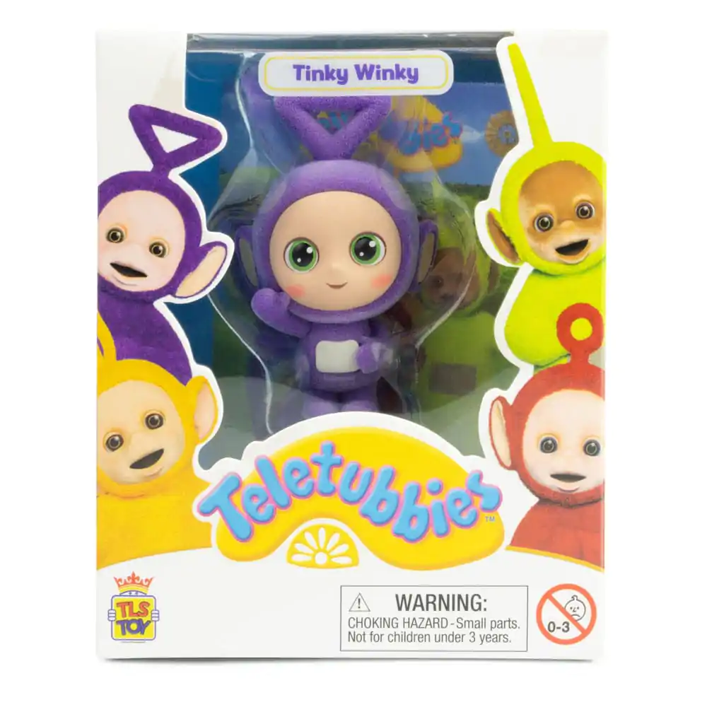 Teletubbies Cheebee Mini figúrka Tinky Winky Flocked 6 cm produktová fotografia